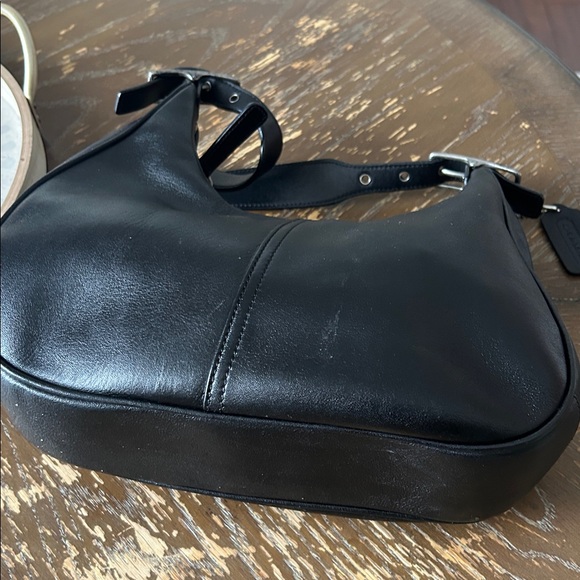 Vintage Coach 9342 soho zip hobo Shoulder Bag Black - Picture 3 of 10